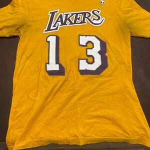 Yellow Lakers T-Shirt with Number 13